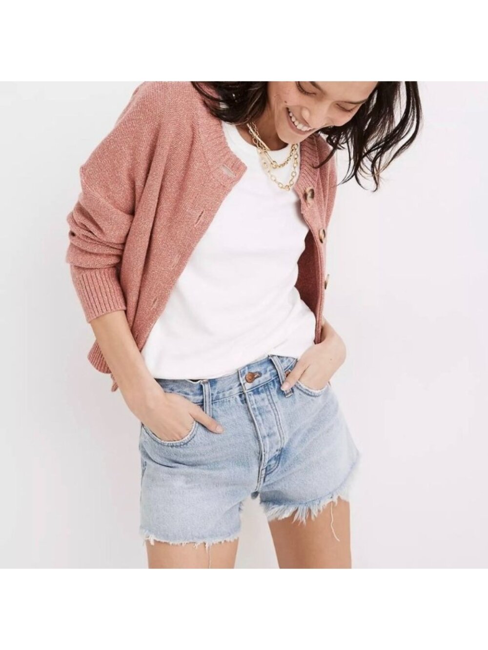 Madewell Relaxed Denim Shorts, 25
